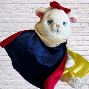 VINTAGE Disney store Princess Marie kitty as Snow White plush stuffed animal